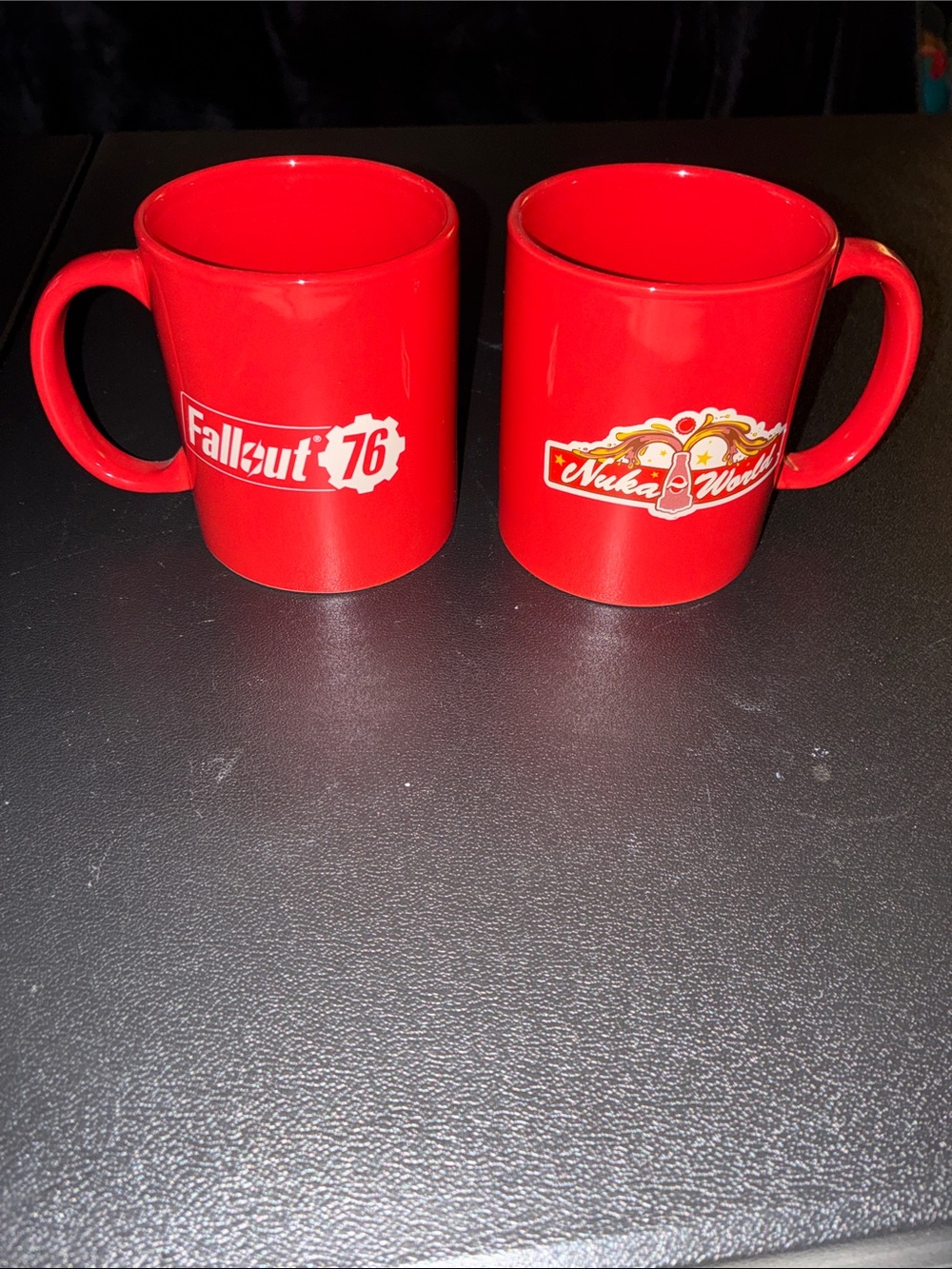 Fallout 76 Nuka-World Red Ceramic Mug - Set of 2 red culturefly 2019 lot 12oz